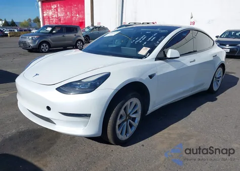 2022 Tesla Model 3 Long Range Dual Motor All-Wheel Drive from USA, damaged, VIN 5YJ3E1EB5NF143565